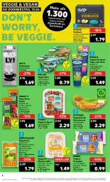 Gazetka promocyjna Kaufland - Kaufland - Gazetka - ważna od 21.06 do 21.06.2023 - strona 6 - produkty: aioli, angebot, auer, Becher, butter, drink, eis, fleisch, fleischwurst, gin, gutfried, hafer, Haferdrink, hühner, kabanos, kakao, kokos, kräuter, meggle, Meister, Müller, Popp, rapsöl, reis, salat, snack, soja, Speck, Ti, toast, Vegeta, veggie, wurst, würstchen, ZTE