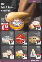 Gazetka promocyjna E Center - Angebote der Woche - Gazetka - ważna od 30.09 do 30.09.2023 - strona 7 - produkty: aktionspreis, appenzeller, Bergkäse, eis, elle, frau antje, hartkäse, holländischer schnittkäse, Käse, milch, reis, schnittkäse, schweizer hartkäse, schweizer schnittkäse, Ti, wein, ziegenkäse