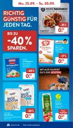 Gazetka promocyjna AldiSud - NÄCHSTE WOCHE - Gazetka - ważna od 30.09 do 30.09.2023 - strona 10 - produkty: aldi, apfel, apfelsaft, backofen, brezel, eis, hafer, haferflocken, Laugenbrezel, mehl, Ofen, reis, saft, sahne, schlagsahne, Ti, type 405, weizenmehl