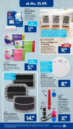 Gazetka promocyjna AldiSud - NÄCHSTE WOCHE - Gazetka - ważna od 30.09 do 30.09.2023 - strona 17 - produkty: AA-Batterien, AAA-Batterien, alle artikel ohne dekoration, auer, batterie, batterien, Bau, dekoration, dell, elle, Fußmatte, gin, Grom, handschuhe, Hygrometer, Lampe, Mode, Optiwisch, Rauch, Ria, Schal, schuhe, Signal, Tasche, taschen, taschenlampe, Ti, tisch, ZTE