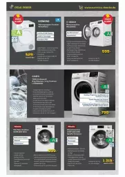 Gazetka promocyjna Euronics - Prospekte - Gazetka - ważna od 10.10 do 10.10.2023 - strona 5 - produkty: aeg, auto, eis, ente, erde, mac, miele, siemens, spee, tee, Ti, Tiere, torte, Trockner, trommel, Waschen und Trocknen, waschmaschine