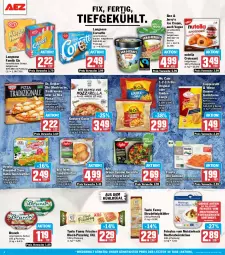 Gazetka promocyjna Aez - Prospekte - Gazetka - ważna od 23.11 do 23.11.2024 - strona 8 - produkty: aus dem kühlregal, Bau, Becher, beutel, bio, bio gemüse, brustfilet, coppenrath, cornetto, Croissant, die ofenfrische, Dr. Oetker, eis, fertiggericht, fertiggerichte, filet, frosta, gin, Golden Longs, Goldstücke, hähnchenbrust, hähnchenbrustfilet, iglo, kühlregal, langnese, mc cain, Meister, nutella, Ofen, pizza, Pizzateig, regal, reis, schnitzel, Strudel, tante fanny, Ti, Tiere, tradizionale, veggie, Veggie Love, vossko, wiener, würstchen, ZTE