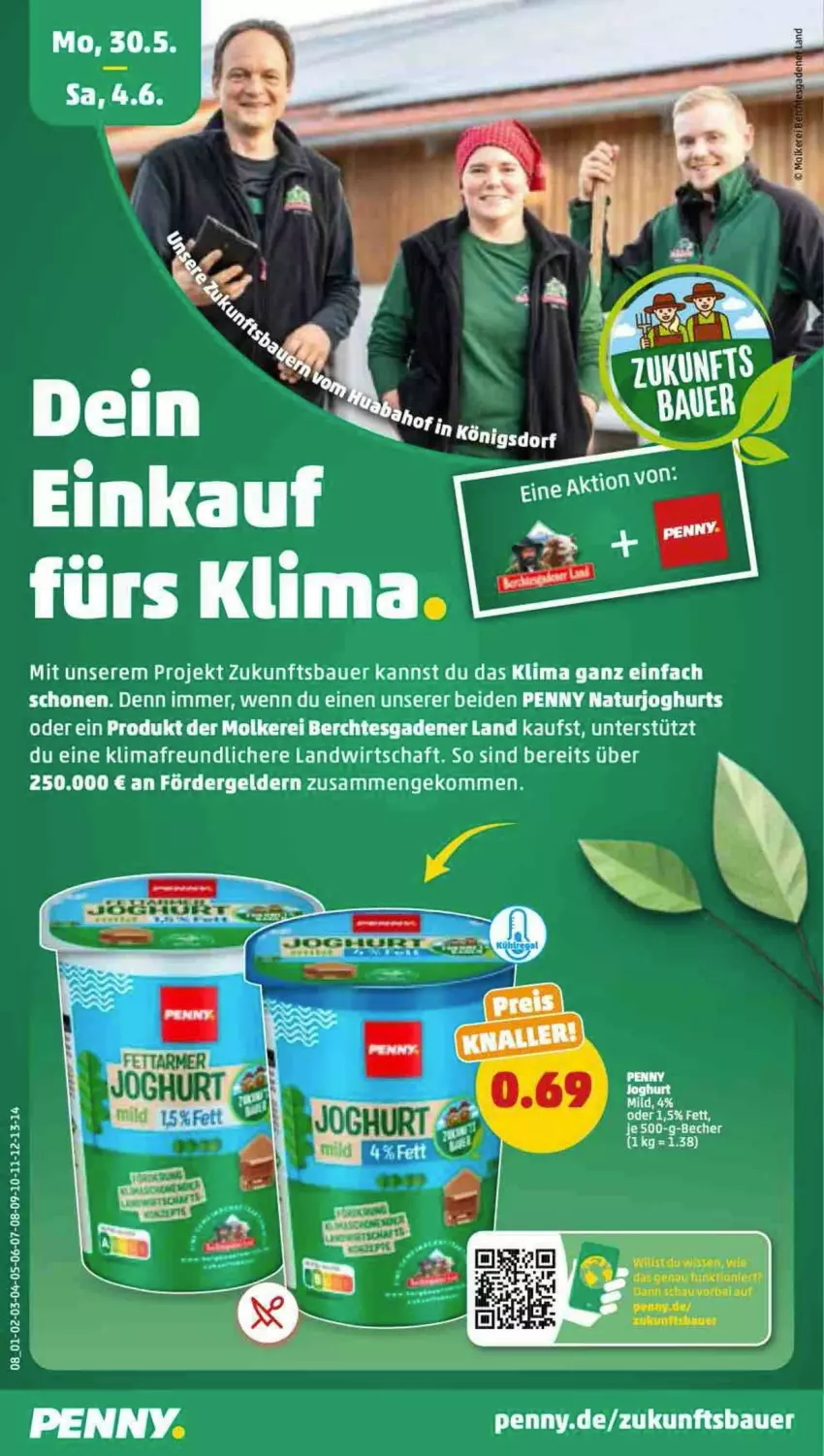 Aktueller Prospekt Penny - Prospekte - von 30.05 bis 04.06.2022 - strona 8 - produkty: auer, Bau, Bauer, Becher, joghur, joghurt, natur, naturjoghurt