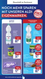 Gazetka promocyjna AldiSud - NÄCHSTE WOCHE - Gazetka - ważna od 13.08 do 13.08.2022 - strona 10 - produkty: aldi, alpenmilch, Alwa, auer, barilla, cin, eis, flasche, genovese, gerolsteine, gerolsteiner, milch, milka, milka schokolade, mineralwasser, Mineralwasser Medium, natürliches mineralwasser, pesto, Quellbrunn, reis, schoko, schokolade, steiner, Ti, wasser