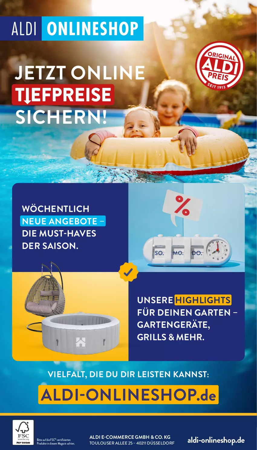 Aktueller Prospekt Aldi Nord - Von Montag - von 02.06 bis 07.06.2025 - strona 38 - produkty: aldi, angebot, angebote, eis, Garten, grill, magazin, Ti