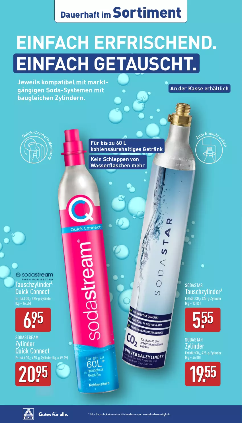 Aktueller Prospekt Aldi Nord - Von Montag - von 02.06 bis 07.06.2025 - strona 45 - produkty: auer, Bau, flasche, getränk, Soda, sodastream, Ti, wasser