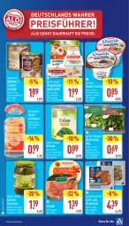 Gazetka promocyjna Aldi Nord - Von Montag - Gazetka - ważna od 07.06 do 07.06.2025 - strona 4 - produkty: aldi, alkohol, auer, Becher, beutel, bohne, bohnen, brötchen, creme, eintopf, eis, erbsen, fleisch, grill, gurke, gurken, Käse, lachs, linsen, natur, Ofen, quark, reis, salami, salat, Salatmix, schoko, schwein, schweine, schweinefleisch, Spezi, Ti, toast, topf, wein, weine, ziegenkäse