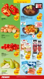 Gazetka promocyjna Penny - Prospekte - Gazetka - ważna od 04.05 do 04.05.2024 - strona 32 - produkty: aufschnitt, Birnen, burger, eis, finesse, fleisch, hähnchenbrust, herta, jungbullen, medaillons, paprika, pute, Rauch, regal, regensburger, reis, rind, rinder, rinder-rouladen, Romatomaten, rouladen, sac, Schal, Schale, Ti, tomate, tomaten, ZTE, zwiebel, zwiebeln