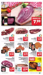 Gazetka promocyjna Marktkauf - Prospekt - Gazetka - ważna od 10.08 do 10.08.2024 - strona 9 - produkty: Bau, brustfilet, burger, deka, eier, eis, ente, Entenbrust, filet, fleisch, Geflügel, gewürz, grill, Hähnchenfleisch, latte, Mantel, marinade, Nackensteak, nuss, pute, putenbrust, putenbrustfilet, reis, rel, rosmarin, schwein, schweine, schweinefilet, schweinenacken, Speck, steak, Ti, wein, weine, wiesenhof, ZTE