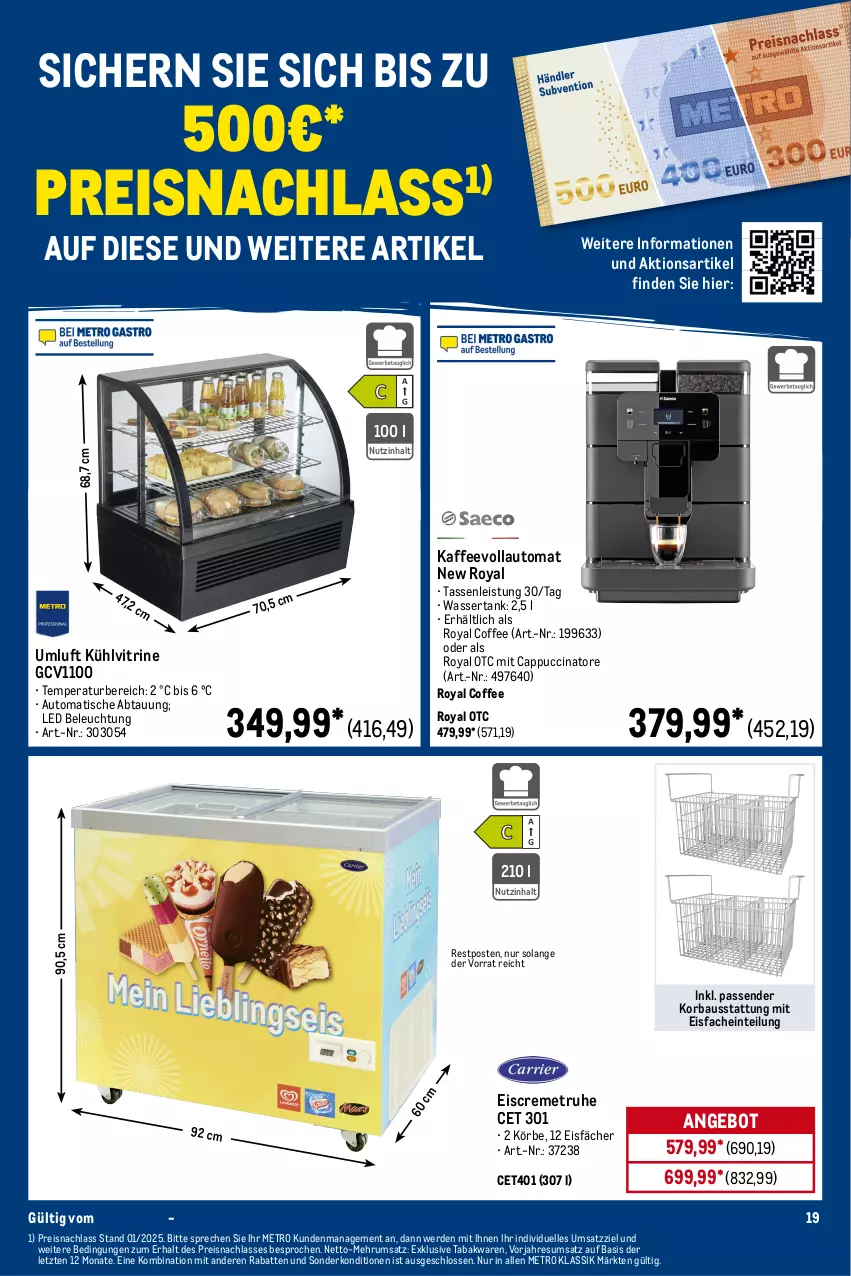 Aktueller Prospekt Metro - Wochen-Angebote Händler - von 18.08 bis 23.08.2025 - strona 26 - produkty: angebot, auto, Bau, beleuchtung, Cap, cin, creme, eis, eiscreme, elle, erde, kaffee, kaffeevollautomat, korb, Metro, reis, rum, tasse, Ti, tisch, vitrine, wasser, wassertank, ZTE