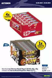 Gazetka promocyjna Metro - Wochen-Angebote Händler - Gazetka - ważna od 23.08 do 23.08.2025 - strona 3 - produkty: angebot, auto, bohne, bohnen, caffè crema, eis, flasche, getränk, getränke, Havana Club, lavazza, LG, Metro, metro gastro, natur, natura, nestlé, Palette, reis, riegel, rotkäppchen, sekt, Ti, tisch, wasser, wassereis