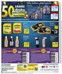 Gazetka promocyjna Diska - Gazetka - ważna od 18.05 do 18.05.2024 - strona 12 - produkty: aktionspreis, angebot, angebote, Astra, bier, coupon, deka, deutschlandcard, doppio passo, eis, ente, erde, flasche, kraft, leerdammer, mönchshof, mövenpick, mövenpick eis, nuss, passo, primitivo, reis, ring, sac, Ti, uhr, ZTE