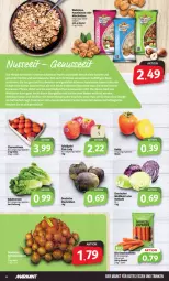 Gazetka promocyjna Markant - Prospekte - Gazetka - ważna od 25.11 do 25.11.2023 - strona 4 - produkty: beutel, bio, clementinen, gutes essen, Kaki, möhren, nuss, Pink Lady, salat, salatherzen, snack, tafeläpfel, Ti, Weißkohl