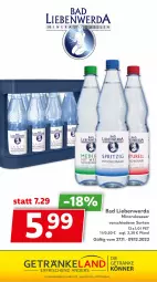 Gazetka promocyjna Getraenkeland - Gazetka - ważna od 09.12 do 09.12.2023 - strona 11 - produkty: Alwa, Bad, Bad Liebenwerda, cin, Elan, erde, getränk, getränke, mineralwasser, rel, Ti, wasser