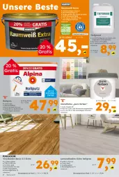 Gazetka promocyjna  - Gazetka - ważna od 11.10 do 11.10.2025 - strona 2 - produkty: brie, eimer, eis, kraft, laminat, laminatboden, landhausdiele, latte, LG, reis, Ti, vinylboden