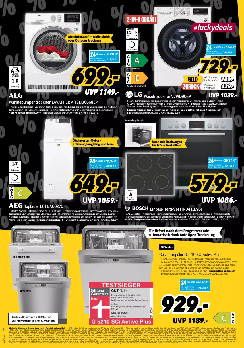 Aktueller Prospekt Medimax - MEDIMAX Prospekt KW26 2022 - von 24.06 bis 30.06.2022 - strona 6 - produkty: abholpreise, ACC, Adidas, aqua, ariel, auer, auto, backofen, Bank, Bau, besteck, bügel, bürste, bürsten, dekoration, dell, eis, Elektro, elle, ente, erde, flasche, garraum, gefu, geschirr, geschirrspüler, grill, Intel, korb, LG, mab, Mode, Ofen, Protex, Reinigung, reis, rosen, rum, rwe, siemens, Spektrum, Spezi, Ti, tisch, Toplader, Trockner, trommel, uhr, wärmepumpentrockner, Waschen und Trocknen, waschmittel, waschtrockner, wasser, wolle