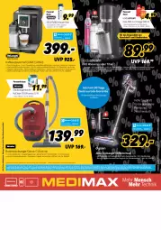 Gazetka promocyjna Medimax - MEDIMAX Prospekt KW26 2022 - Gazetka - ważna od 30.06 do 30.06.2022 - strona 8 - produkty: abholpreise, akku, auto, Behälter, beutel, bodenstaubsauger, Cap, cappuccino, Cien, cin, cola, dekoration, Dyson, eis, erde, espresso, flasche, glasflasche, kaffee, kaffeevollautomat, kraft, latte, LG, mac, mastercard, milch, orange, Reinigung, reis, Soda, Sprudel, spülmaschinen, staubbeutel, staubsauger, staubsaugerbeutel, Stielsauger, tasse, Teleskop, Ti, tisch, wasser, wasserfilter, wassersprudler, wassertank