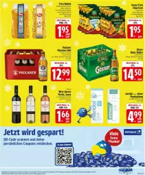 Gazetka promocyjna Edeka - Prospekte - Gazetka - ważna od 13.12 do 13.12.2025 - strona 29 - produkty: beutel, chips, chipsfrisch, coupon, coupons, decke, eier, eis, elmex, flasche, funny-frisch, gin, gösser, hartweizen, küche, meridol, merl, merlot, mundspülung, natur, nudel, nudeln, nuss, Paula, paulaner, radler, reis, salz, spülung, wein, ZTE
