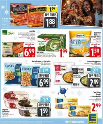 Gazetka promocyjna Edeka - Prospekte - Gazetka - ważna od 13.12 do 13.12.2025 - strona 9 - produkty: agrarfrost, Becher, beutel, bio, cremissimo, eis, fertiggericht, filet, frosta, garnelen, Germ, iglo, Kaiser, Knödel, lachs, lachsfilet, langnese, langnese cremissimo, prawns, rahm-spinat, reis, rwe, sim, spinat, Strudel, Ti, tisch
