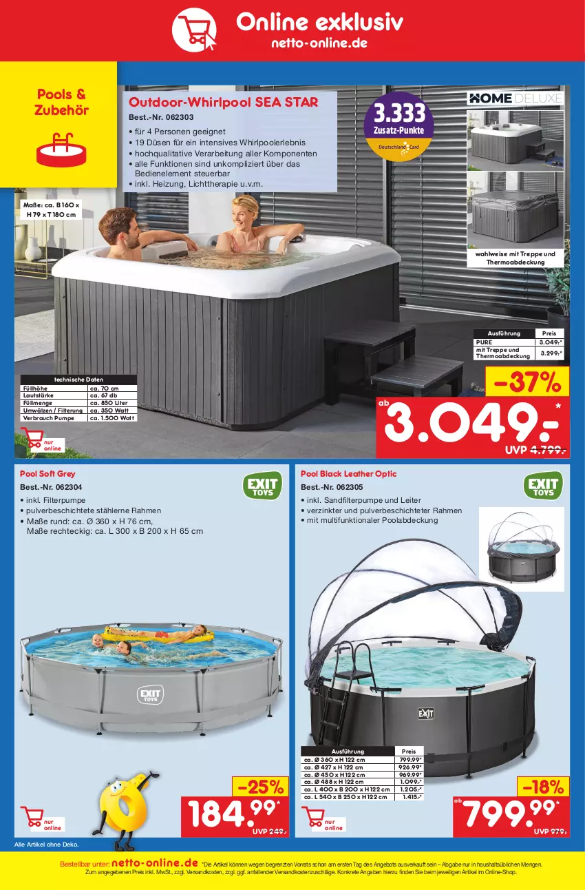 Aktueller Prospekt Netto Marken-Discount - Filial-Angebote - von 19.06 bis 24.06.2023 - strona 44 - produkty: angebot, eis, ente, lack, mam, ndk, pool, Rauch, reis, telefon, Ti, Whirlpool, ZTE