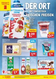 Gazetka promocyjna Netto Marken-Discount - Filial-Angebote - Gazetka - ważna od 24.06 do 24.06.2023 - strona 16 - produkty: asti, auer, Bau, Bauer, bestpreis, butter, buttermilch, choco fresh, creme, Dr. Oetker, drink, eis, fanta, ferrero, froop, Kinder, Kinder Choco fresh, kühlregal, milch, milchreis, milram, Müller, müller froop, ndk, pudding, rama, rama cremefine, regal, reis, Ti, tisch