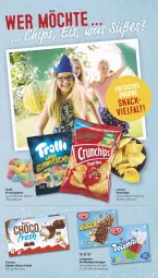 Gazetka promocyjna Famila - Prospekte - Gazetka - ważna od 05.08 do 05.08.2023 - strona 5 - produkty: beutel, chips, choco fresh, crunchips, decke, eis, ferrero, frucht, fruchtgummi, Kinder, Kinder Choco fresh, langnese, langnese eis, lorenz, lorenz crunchips, snack, Ti, trolli, trolli fruchtgummi