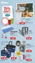 Gazetka promocyjna Famila - Prospekte - Gazetka - ważna od 05.08 do 05.08.2023 - strona 8 - produkty: auer, decke, Deckel, edelstahl, einkaufskorb, eis, eiswürfel, korb, papier, spülmaschinen, tee, Teelicht, teelichte, Ti, windlicht, würfel