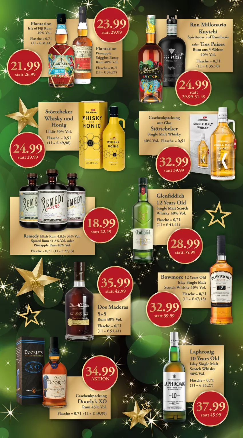 Aktueller Prospekt Getraenkeland - von 25.11 bis 07.12.2024 - strona 7 - produkty: Apple, Cap, flasche, geschenkpackung, islay single malt, likör, rum, scotch, scotch whisky, single malt, störtebeker, Ti, whisky