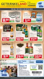 Gazetka promocyjna Getraenkeland - Gazetka - ważna od 07.12 do 07.12.2024 - strona 1 - produkty: aktionspreis, alkohol, Alwa, beck's, becks, bestpreis, bestpreise, bier, Cap, captain morgan, coupon, coupons, decke, eis, flasche, getränk, getränke, gin, köstritzer, LG, mineralwasser, original spiced gold, payback, pils, reis, rum, Ti, wasser