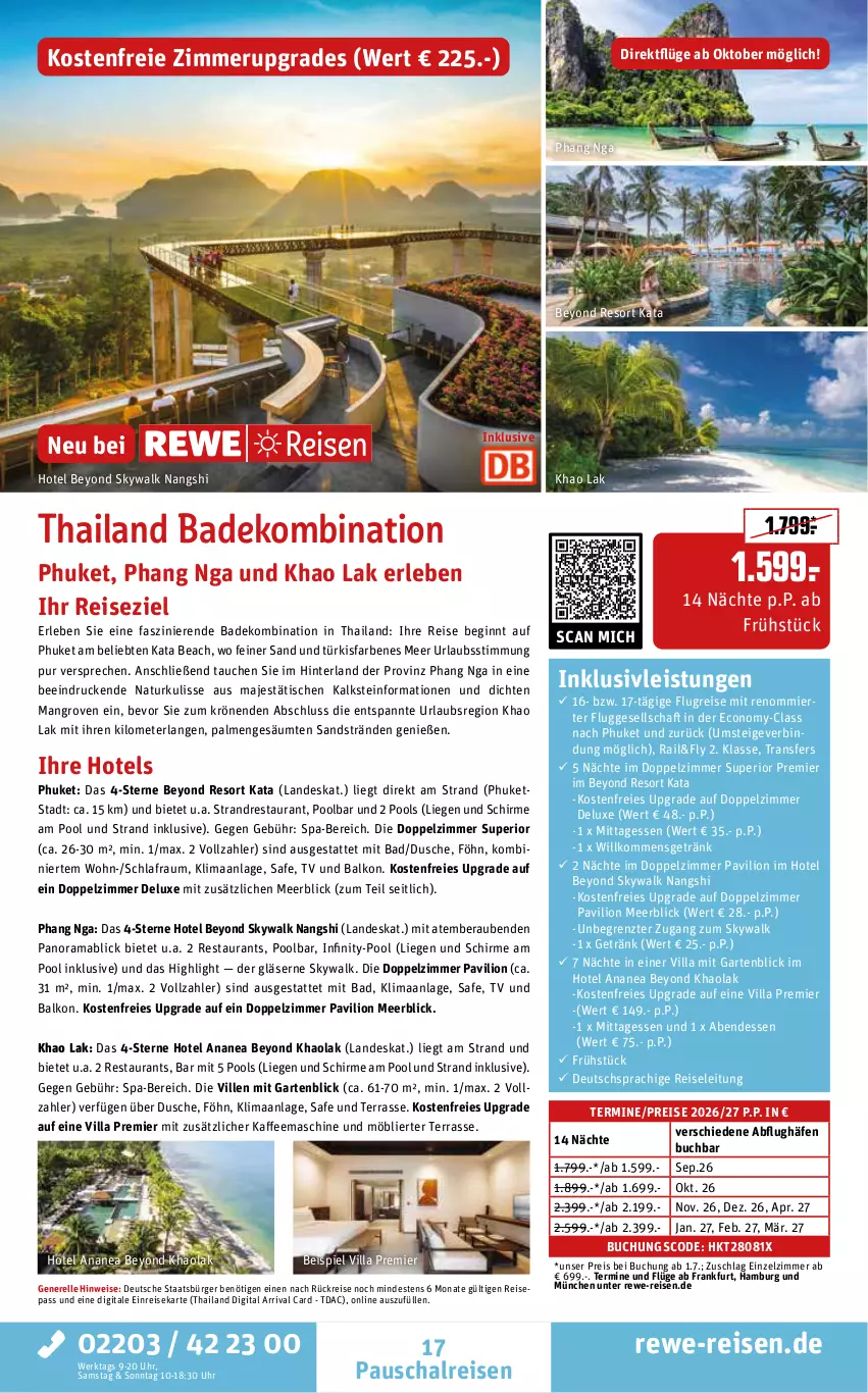 Aktueller Prospekt Rewe Reisen - Reiseprospekt - von 29.05 bis 26.06.2026 - strona 17 - produkty: Bad, buch, deutschsprachige reiseleitung, dusche, eis, elle, Garten, getränk, gin, Gläser, inklusivleistungen, kaffee, kaffeemaschine, Liege, lion, mab, natur, pool, rama, reis, rel, Schal, schirme, Ti, tisch, uhr, Yo, ZTE