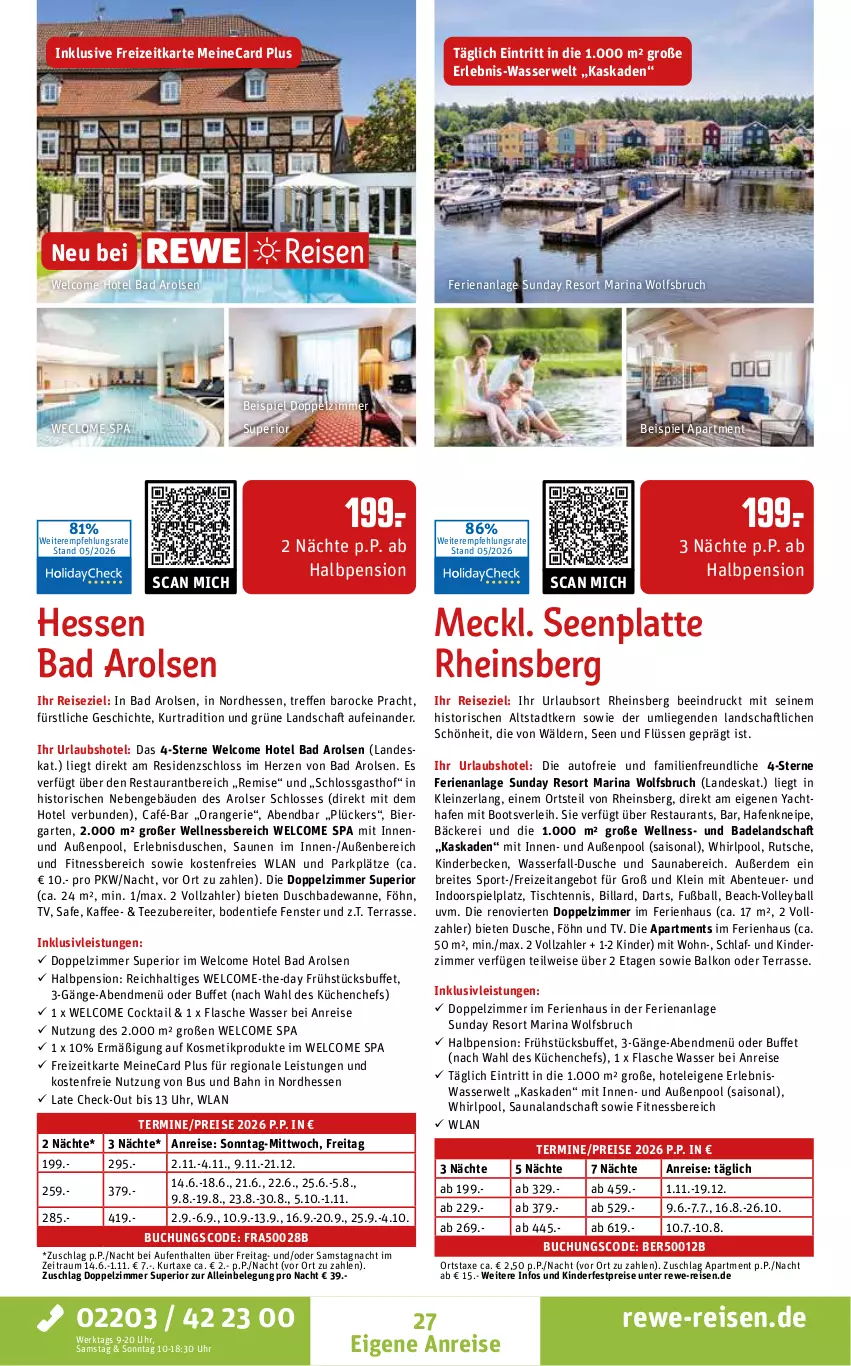 Aktueller Prospekt Rewe Reisen - Reiseprospekt - von 29.05 bis 26.06.2026 - strona 27 - produkty: angebot, auto, axe, Bad, Badewanne, ball, bier, Brei, buch, cocktail, duschbad, dusche, eis, Elan, ente, erde, fenster, flasche, Fußball, Garten, inklusivleistungen, kaffee, Kinder, Kinderzimmer, kosmetik, küche, Küchen, kurtaxe, latte, Liege, olsen, orange, pool, reis, rwe, Sport, tee, Ti, tisch, uhr, Wanne, wasser, wellnessbereich, Whirlpool