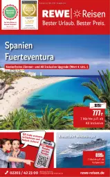 Gazetka promocyjna Rewe Reisen - Reiseprospekt - Gazetka - ważna od 26.06 do 26.06.2026 - strona 1 - produkty: bestpreis, buch, eis, reis, uhr, Weste