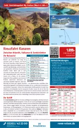 Gazetka promocyjna Rewe Reisen - Reiseprospekt - Gazetka - ważna od 26.06 do 26.06.2026 - strona 20 - produkty: alkohol, angebot, Bad, balkonkabine, bett, Betten, bier, blume, blumen, Brei, buch, cocktail, cocktails, decke, drink, drinks, dusche, eis, elle, ente, erde, fenster, fisch, fische, Fischer, getränk, getränke, Glastür, harman, inklusivleistungen, kreuzfahrten, mac, meerblickkabine, Mode, mozzarella, natur, pizza, pool, reis, reiseverlauf, rel, Ria, senf, Sport, Ti, tisch, uhr, usb, Vegeta, wasser, weck, wein