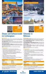 Gazetka promocyjna Rewe Reisen - Reiseprospekt - Gazetka - ważna od 26.06 do 26.06.2026 - strona 24 - produkty: Adventskalender, aqua, axe, bier, buch, busreisen, deutschsprachige reiseleitung, dusche, eis, elle, ente, erde, flammkuchen, getränk, getränke, gin, Heu, inklusivleistungen, Kraut, kuchen, kurtaxe, lamm, Lebkuchen, Mode, pril, reis, reiseveranstalter, reiseverlauf, rel, sekt, Ti, trendtours touristik gmbh, uhr, wein