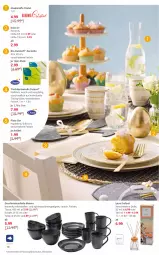 Gazetka promocyjna Globus - Prospekte - Gazetka - ważna od 08.04 do 08.04.2023 - strona 10 - produkty: bio, decke, duni, eis, elle, geschirr, glaskaraffe, Ipuro, Karaffe, mikrowelle, papier, reis, Schal, Schale, Serviette, spülmaschinen, tasse, teller, Ti, tisch, tischdecke, Zelt