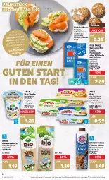 Gazetka promocyjna Kaufland - Gazetka - ważna od 07.09 do 07.09.2022 - strona 2 - produkty: angebot, arla, arla buko, arla skyr, backwaren, bärenmarke, Becher, bio, brot, brötchen, Buko, doppelrahmstufe, frische backwaren, frischkäse, frischkäsezubereitung, geback, getränk, joghur, joghurt, joghurt nach, kakao, Käse, korn, lachs, lamm, mehl, milch, Quiche, rezept, rezepte, salat, salate, Skyr, Ti, vanille, weidemilch, Wild, wildlachs, ZTE