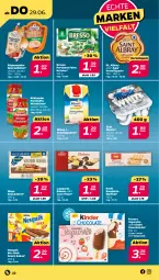 Gazetka promocyjna Netto - Woche 26 - Gazetka - ważna od 01.07 do 01.07.2023 - strona 22 - produkty: albray, Amber, böklunder, bresso, brot, cola, eis, ferrero, kakao, Kinder, knäckebrot, kräuter, lambertz, monte, nesquik, rügenwalder, sahne, sandwich, schlagsahne, snack, Spezi, St. Albray, Ti, waffeln, wasa, würstchen, Yo, yogurette, zott, Zott Monte