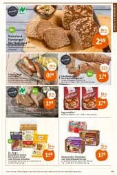 Gazetka promocyjna Tegut - Angebote der Woche - Gazetka - ważna od 23.04 do 23.04.2022 - strona 15 - produkty: angebot, angebote, backwaren, baguette, Berger, bio, blume, blumen, brot, brötchen, butter, dekoration, Eiweißbrot, geback, hafer, haferflocken, Hefe, herzberger, knäckebrot, korn, Kornbrot, Kürbis, kürbiskerne, Laugenstange, linsen, mac, mestemacher, natur, naturland, nuss, peperoni, Peroni, ring, sesam, snack, sonnenblume, sonnenblumen, Sonnenblumenkerne, sonnenblumenkernen, Ti, tisch, toast, vollkornbrot, walnuss