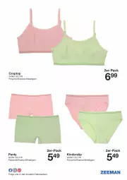 Gazetka promocyjna Zeeman - Prospekte - Gazetka - ważna od 12.04 do 12.04.2024 - strona 23 - produkty: Croptop, Kinder, LG, panty, slip