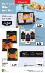 Gazetka promocyjna Lidl - Aktionsprospekt - Gazetka - ważna od 16.04 do 16.04.2022 - strona 10 - produkty: Käse, lachs, latte, mac, messer, ndk, Räucherlachs, rohschinken, rwe, salami, Schal, Schale, schinken, Ti