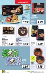 Gazetka promocyjna Lidl - Aktionsprospekt - Gazetka - ważna od 16.04 do 16.04.2022 - strona 16 - produkty: alkohol, brot, butter, butterkeks, cantuccini, cin, creme, dessert, eis, früchte, joghur, joghurt, keks, kuchen, ndk, pralinen, sac, saft, sahne, Schal, Schale, Ti, torte, Trockenfrüchte, tuc