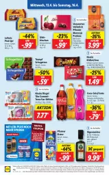 Gazetka promocyjna Lidl - Aktionsprospekt - Gazetka - ważna od 16.04 do 16.04.2022 - strona 46 - produkty: alkohol, angebot, Bona, coca-cola, cola, coupon, eis, eistee, elle, fanta, Germ, getränk, Gläser, gutschein, jägermeister, joghur, joghurt, kaffee, Kinder, kinder riegel, kirsch, kirsche, kirschen, kitkat, leibniz, likör, lion, maracuja, Meister, Milbona, milch, natur, naturjoghurt, nestlé, pfanne, Pfanner, pfirsich, Pick Up!, riegel, rum, schogetten, tasse, tee, telefon, teller, Ti, verpoorten, vollmilch, ZTE