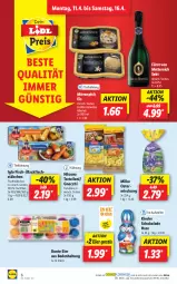 Gazetka promocyjna Lidl - Aktionsprospekt - Gazetka - ważna od 16.04 do 16.04.2022 - strona 6 - produkty: alkohol, backfisch, eier, eis, elle, filet, fisch, fischstäbchen, fürst von metternich, gnocchi, hilcona, iglo, Kinder, kinder schokolade, Mett, metternich, milka, mövenpick, mövenpick eis, ndk, Schal, Schale, schoko, schokolade, sekt, teller, Ti, torte, tortelloni