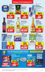 Gazetka promocyjna Lidl - Aktionsprospekt - Gazetka - ważna od 16.04 do 16.04.2022 - strona 7 - produkty: alkohol, amaro, angebot, aperitivo rosato, ariel, ariel waschmittel, chantré, chips, chipsfrisch, coupon, coupons, drink, eis, elle, energy drink, funny-frisch, Havana Club, kraft, kuchen, lenor, mascarpone, nuss, obst, Pods, rama, ramazzott, ramazzotti, Rauch, red bull, reis, rosato, rouge, rum, rwe, teller, Ti, waschmittel, wc frisch, WC Frisch Kraft Aktiv, wein, weinbrand, zott, ZTE