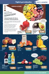 Gazetka promocyjna Combi - Prospekte - Gazetka - ważna od 31.12 do 31.12.2021 - strona 7 - produkty: ananas, apfel, avocado, avocados, beutel, bio, bio-zitronen, cocktail, cocktails, elle, flasche, frucht, goldmarie, grana, granatapfel, Granatäpfel, granatapfelkerne, guacamole, Innocent, limette, limetten, mac, Mett, metten, obst, orange, orangen, Rana, saft, salat, smoothie, tafeläpfel, tafeltrauben, Ti, tisch, trauben, Wella, zitrone, zitronen