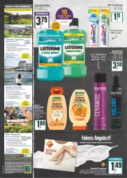 Gazetka promocyjna E Center - Angebote der Woche - Gazetka - ważna od 10.09 do 10.09.2022 - strona 14 - produkty: Amber, auer, Bau, Bauer, Berger, creme, decke, deka, eis, Elektro, ente, flasche, getränk, haarspray, hose, innenpool, listerine, mint, mundspülung, pool, reis, reiss, rel, Ria, rum, sekt, shampoo, spülung, Strumpfhose, syoss, tee, telefon, Ti, Wahre Schätze, wellnessbereich, Yo