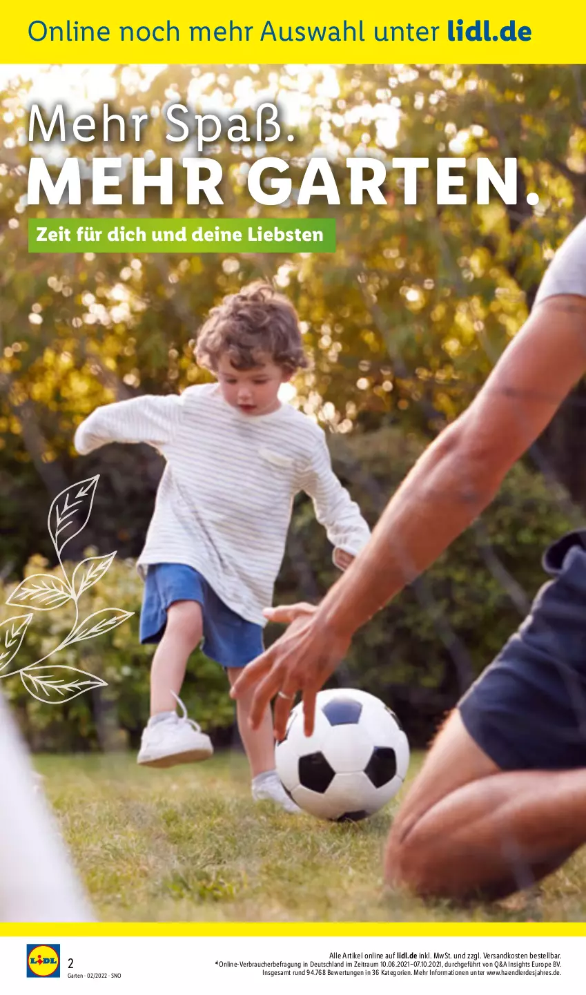 Aktueller Prospekt Lidl - Gartenmagazin 2022 - von 04.04 bis 15.05.2022 - strona 2 - produkty: erde, Garten, ndk, Rauch, Ti