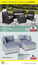 Gazetka promocyjna Lidl - Gartenmagazin 2022 - Gazetka - ważna od 15.05 do 15.05.2022 - strona 14 - produkty: Couch, Garten, hocker, kissen, LG, loungeset, ndk, Ria, sessel, Ti, tisch, ZTE