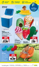 Gazetka promocyjna Lidl - Gartenmagazin 2022 - Gazetka - ważna od 15.05 do 15.05.2022 - strona 23 - produkty: auer, axe, Bad, crivit, eis, erde, flasche, Garten, korb, kühlbox, luftmatratze, Maske, matratze, rel, Schnorchelmaske, Tasche, Ti, tisch, tragetasche