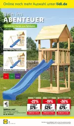 Gazetka promocyjna Lidl - Gartenmagazin 2022 - Gazetka - ważna od 15.05 do 15.05.2022 - strona 24 - produkty: ente, Garten, Kinder, Kinderspiel, ndk, Ria, Schaukel, Ti, ZTE